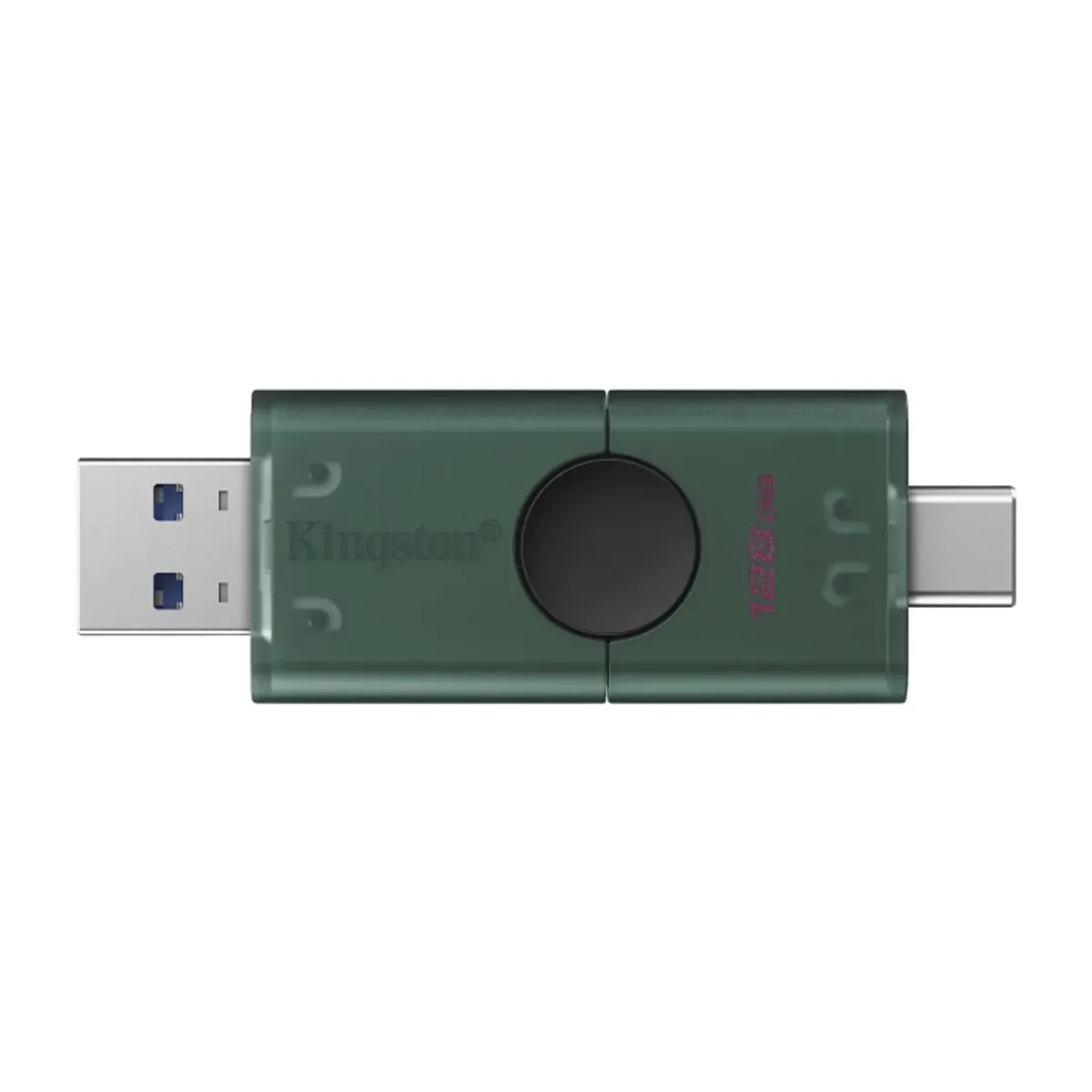 KINGSTON - Kingston DataTraveler Duo Pendrive, 256GB, DTDEG2, USB 3.2, Tipo-A y Tipo-C