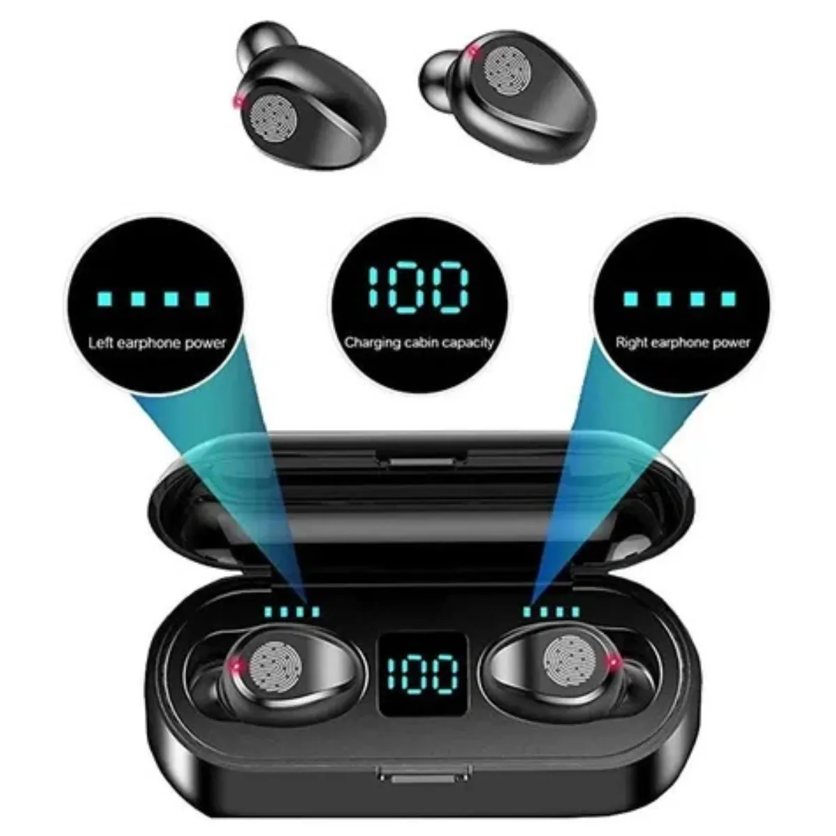 GENERICO - Audífonos Bluetooth Sensible F9