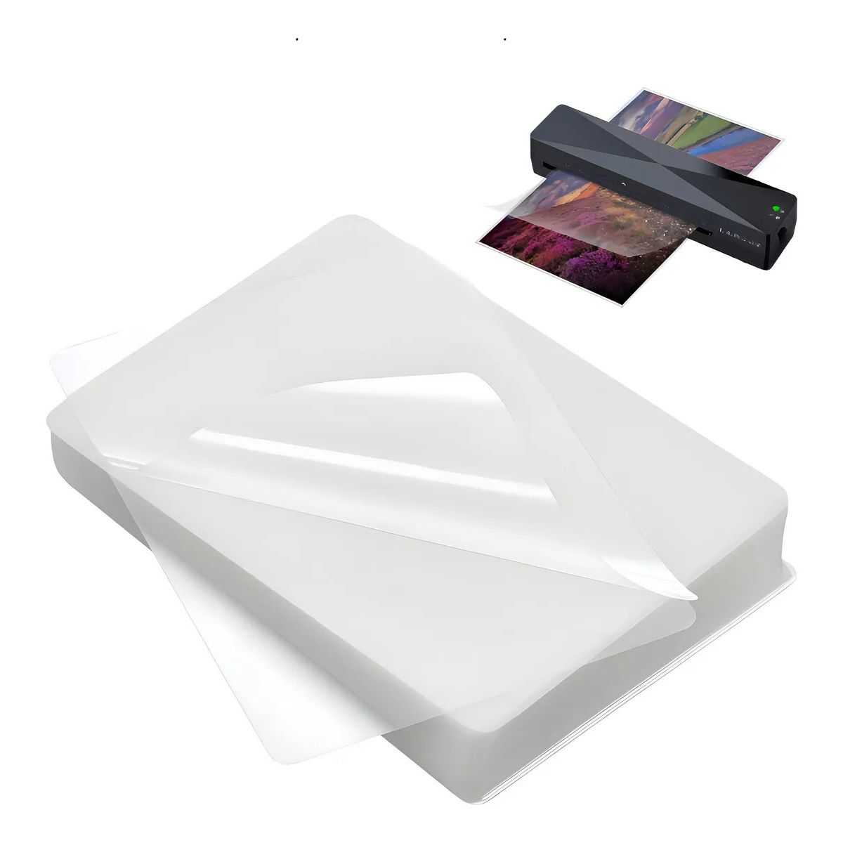 GENERICO - Pack 100 Láminas Micas Termolaminadora A4 Plastificadoras