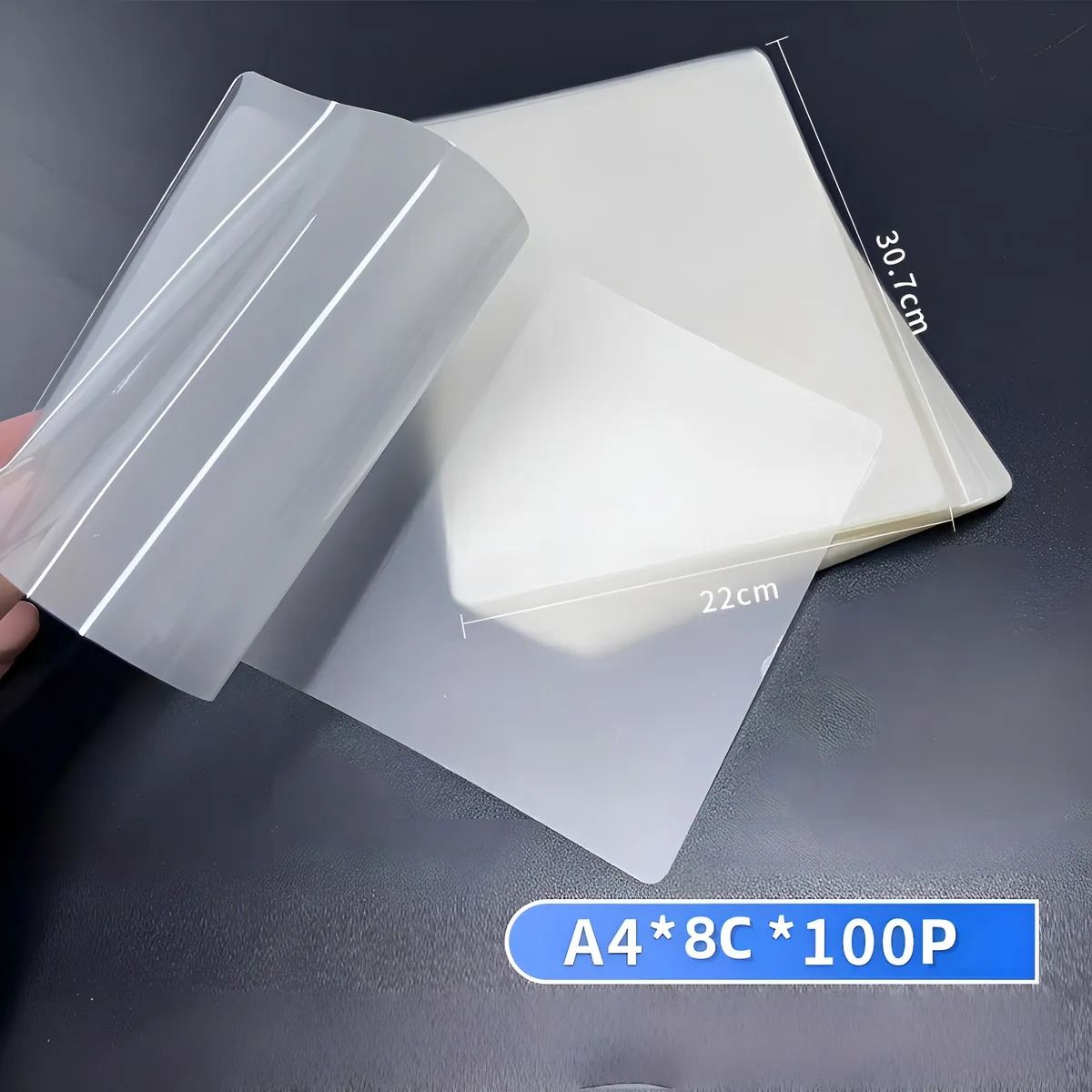 GENERICO - Pack 100 Láminas Micas Termolaminadora A4 Plastificadoras