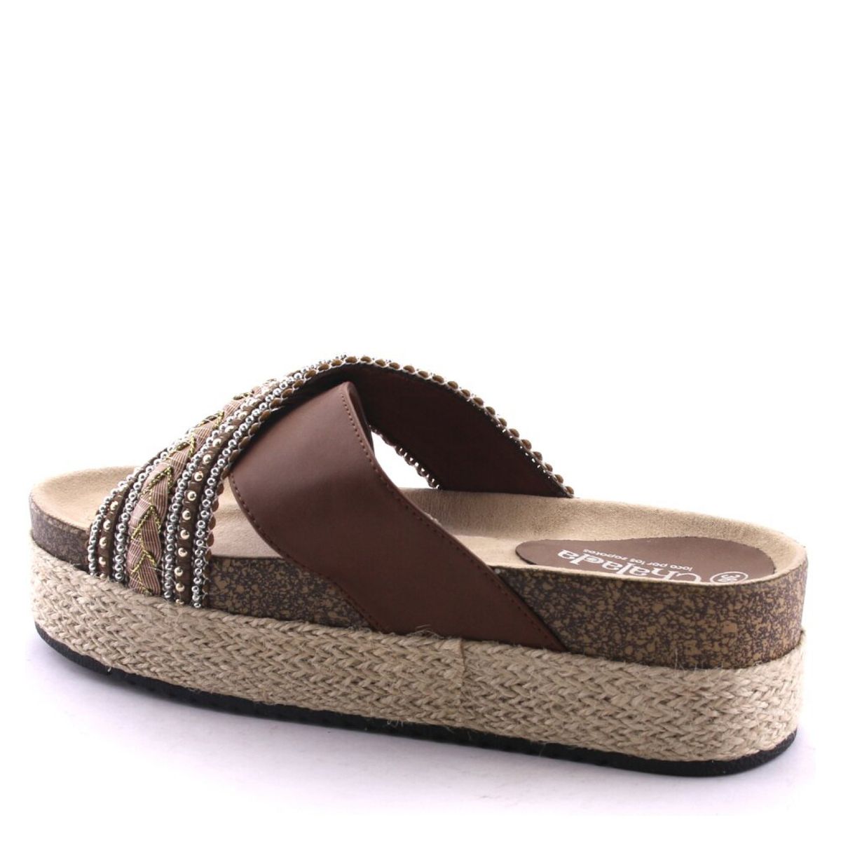 CHALADA - Sandalia Mujer Stork Café