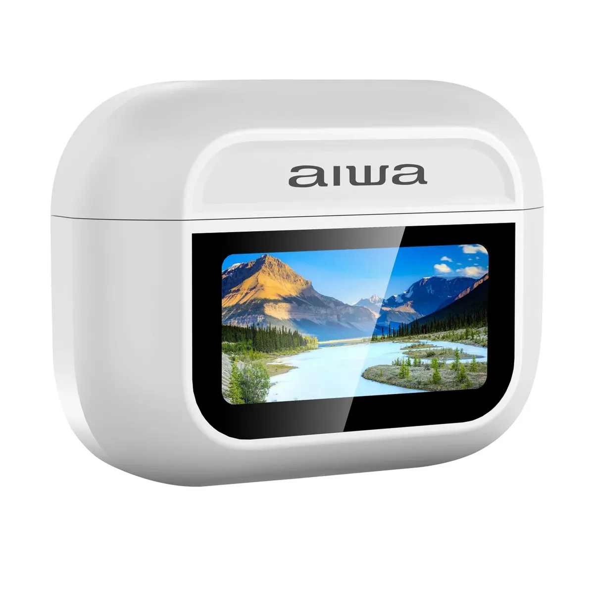 AIWA - AUDÍFONOS BLUETOOTH PANTALLA TACTIL CCANCELACIÓN DRUIDO AW-TWSGPROW