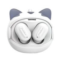 AUDÍFONO BLUETOOTH CAT KAWAII ROLLING FACE BLANCO FD-G05DG Blanco
