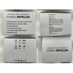 MOVI - REPELENTE DE ANIMALES ULTRASONICO CON PANEL SOLAR