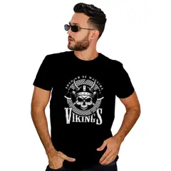 ROLY - Polera hombre diseño Vikingo skull D2