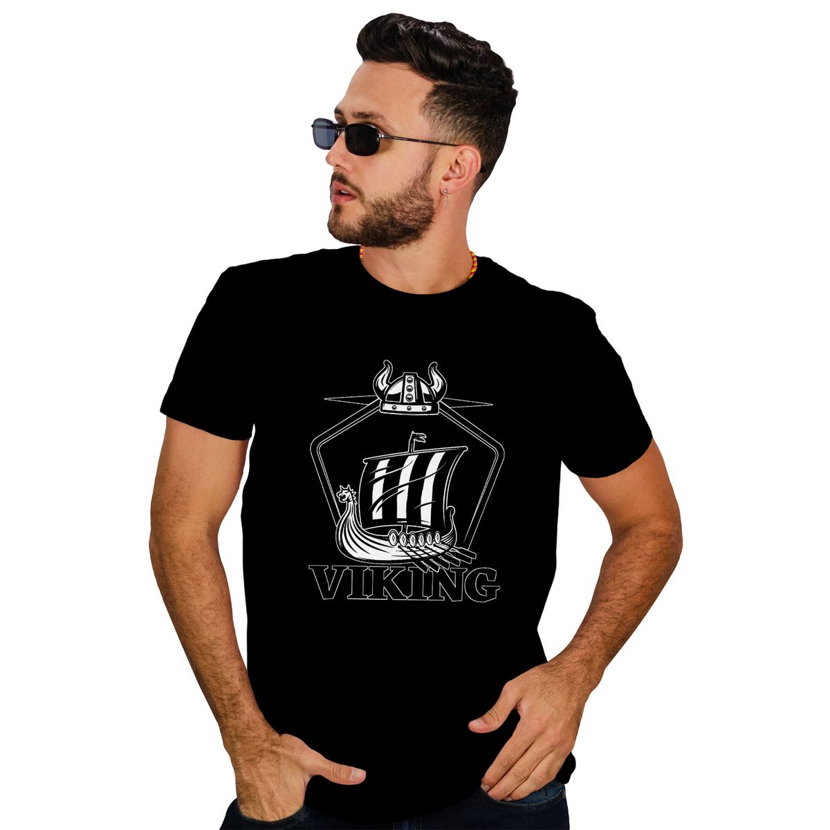 ROLY - Polera hombre diseño Vikingo D8