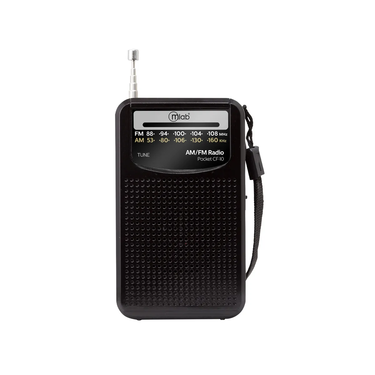 MLAB - RADIO PORTÁTIL RETRO POCKET CF-10 FM/AM NEGRO 09459