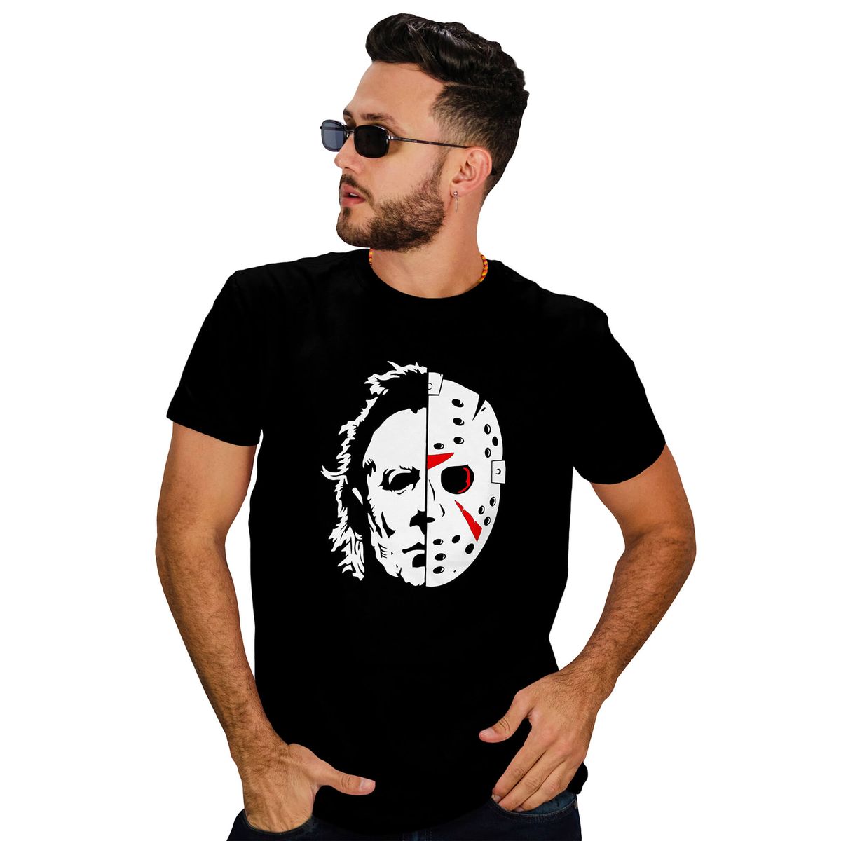 ROLY - Polera hombre Halloween Michael Myers Jason D5