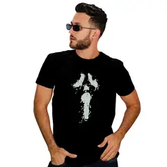 ROLY - Polera hombre Halloween fosforescente D12