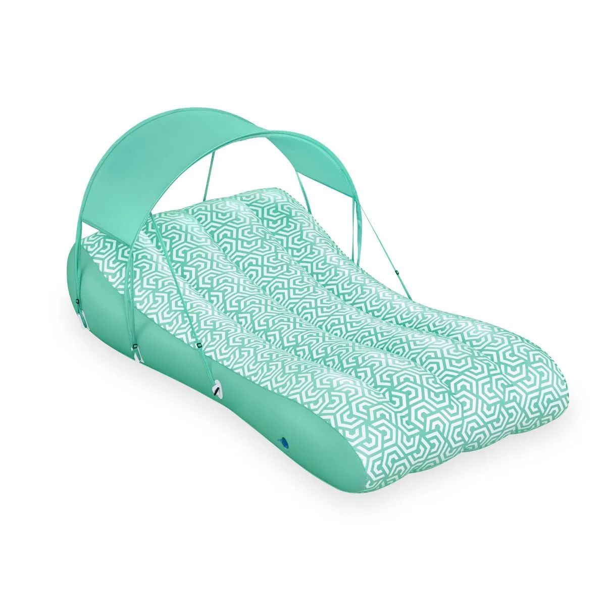 BESTWAY - Flotador inflable 175x94x40 cm reposera sombra verde Bestway