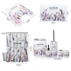 GENERICO - SET DE BAÑO COMBO ELEGANTE 10 PIEZAS
