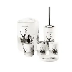 GENERICO - Set Juego De Baño 6 Piezas Accesorios Elegante Reno