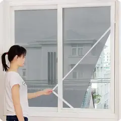 GENERICO - Malla Anti Mosquitos Para Ventanas 150x150 Cm Gris