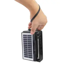 MLAB - RADIO PORTÁTIL SOLAR SUNSHINE-LIGHT NEGRO 09460