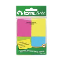 Notas Adhesivas Neón 4 Colores 200Hj