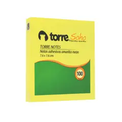 TORRE - Notas Adhesivas Amarillo Neón 76x76cm 100Hj