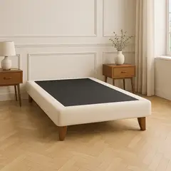 GENERICO - BASE DE 1.5 PLAZAS CRUDO LINO