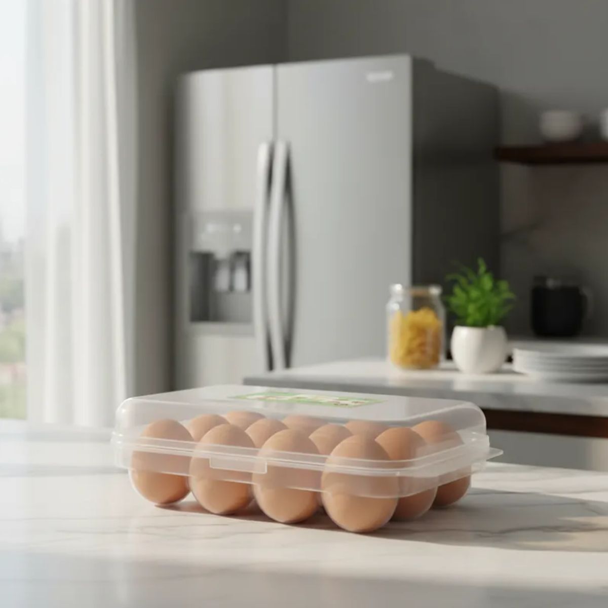 GENERICO - Set 3 Hueveras Transparente