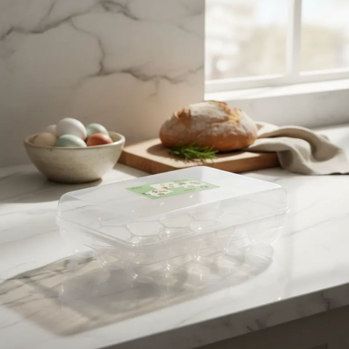 GENERICO - Set 3 Hueveras Transparente