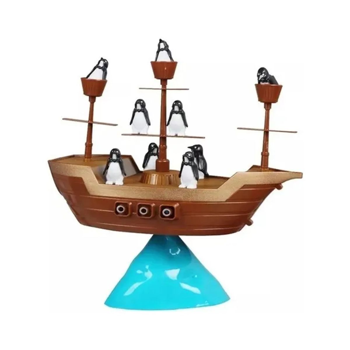 GENERICO - Juego De Mesa Familiar Barco De Pingüinos