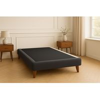 BASE DE 1.5 PLAZAS GRIS GRAFITO LINO