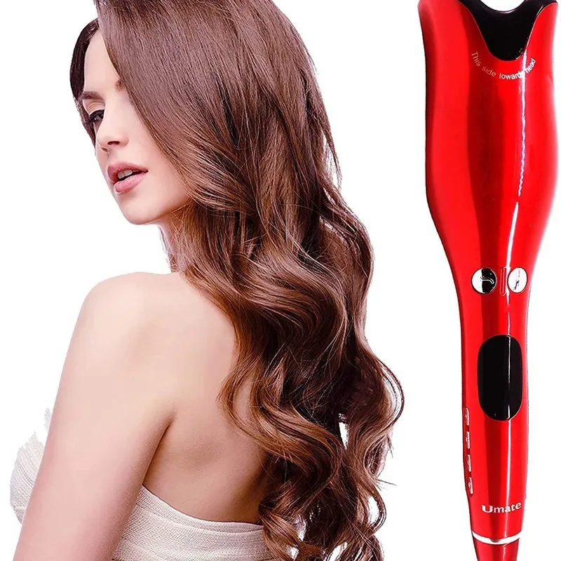 MOVI - Rizador y Ondulador de pelo giratorio automático Umate - Rizos perfectos en segundos