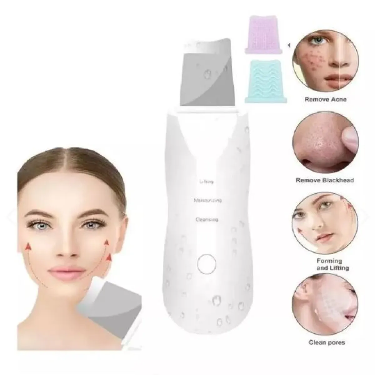 GENERICO - Espátula Facial Ultrasónica Exfoliante
