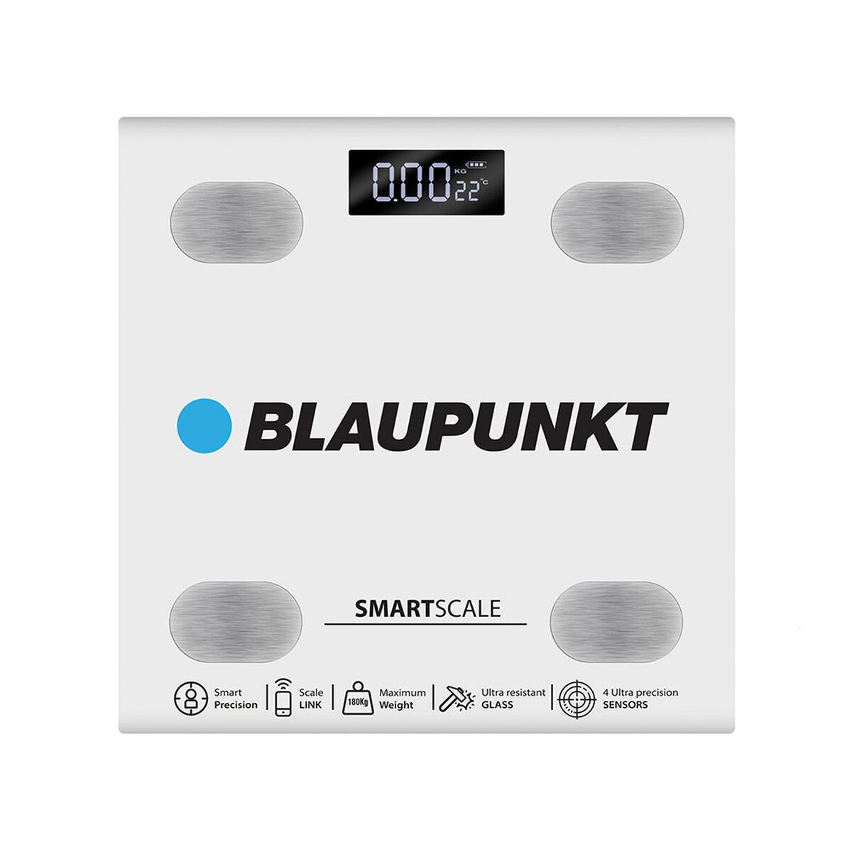 BLAUPUNKT - Balanza Digital De Baño Corporal Blaupunkt Smart Scale