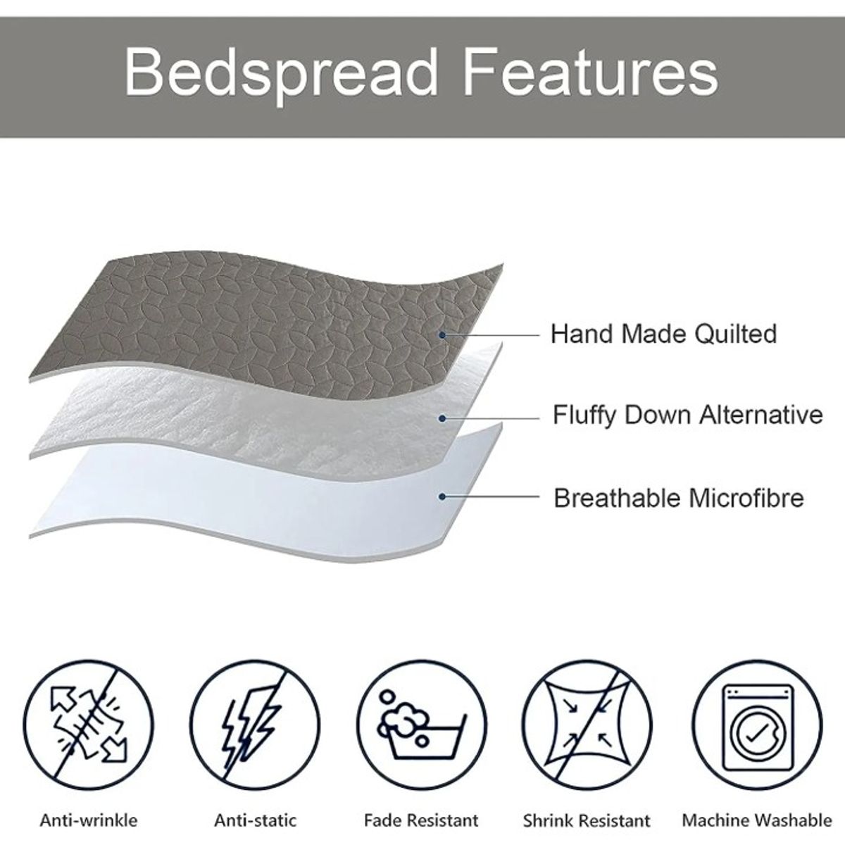 GENERICO - CUBRECAMA QUILT DE VERANO DELGADO DISEÑO INFANTIL AZUL 1.5 PLAZA