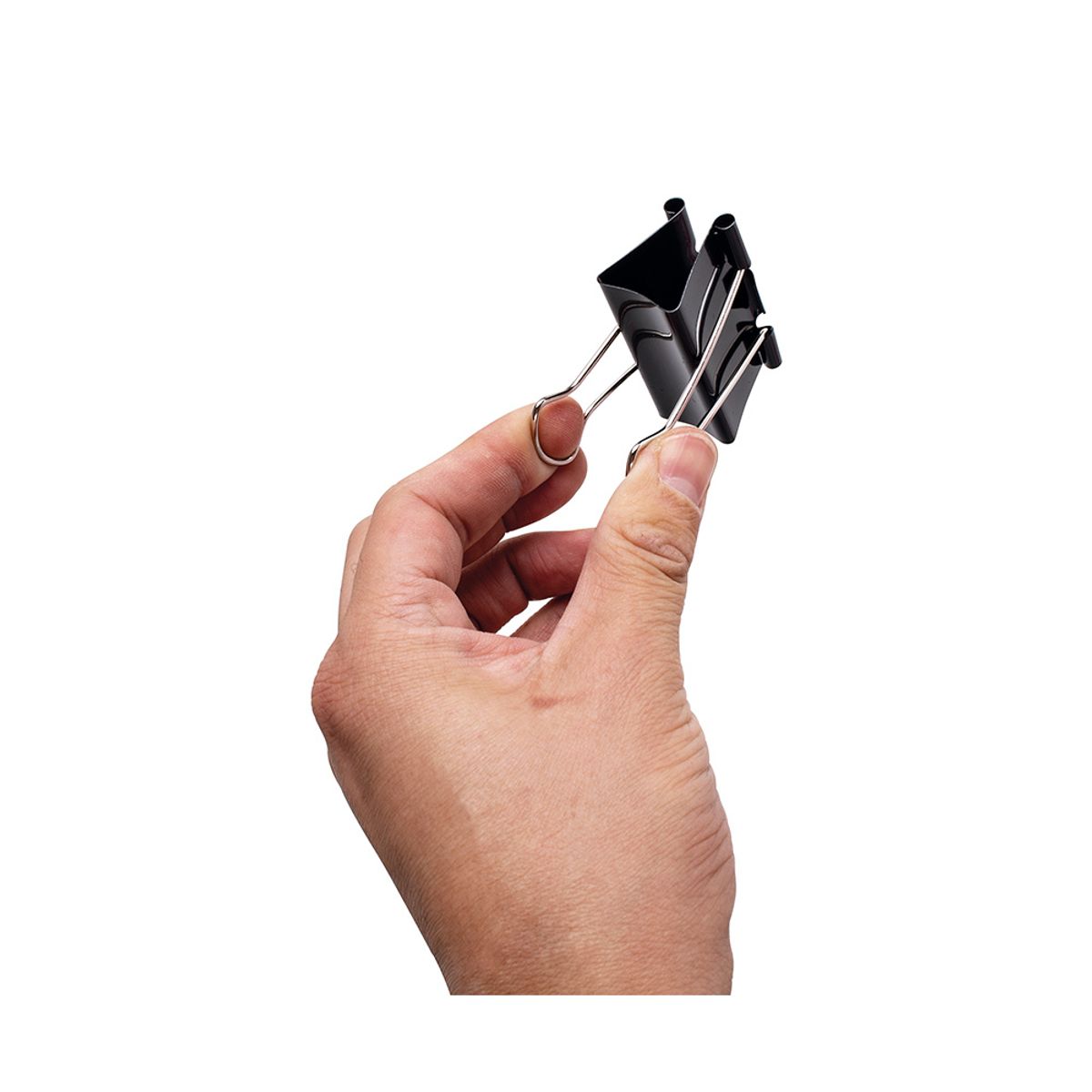 ADIX - Clip Doble Mariposa 51mm Negro 12u Adix