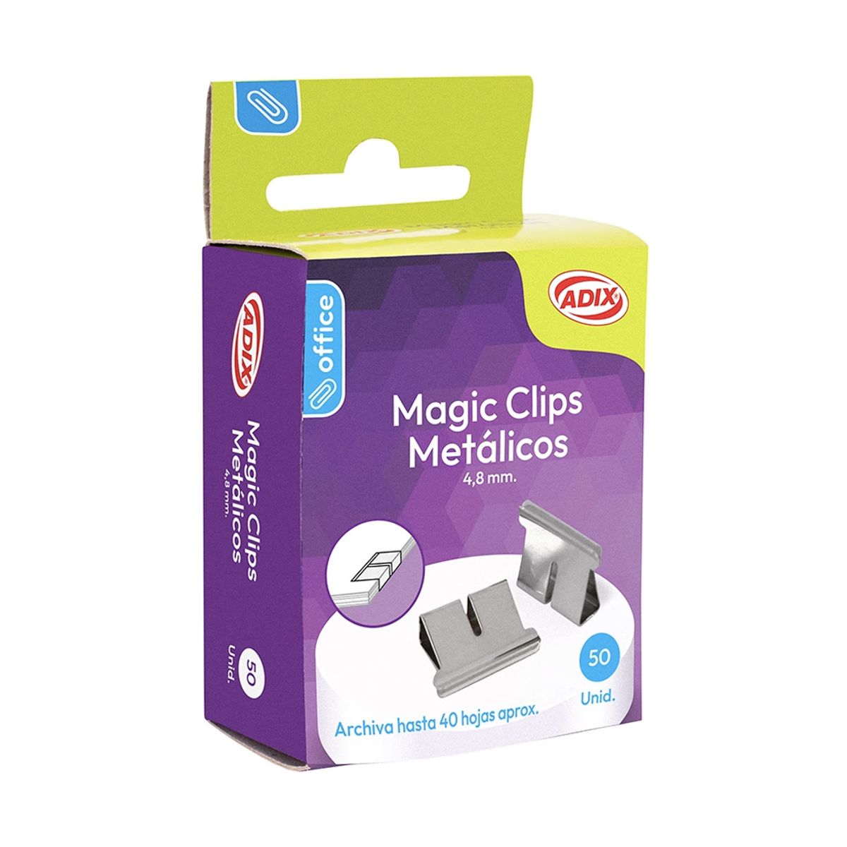ADIX - Magic Clip Metalico 48mm 50u Adix