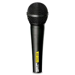 SKP - Microfono Vocal De Mano Dinamico PRO20 Con Cable 5Mts