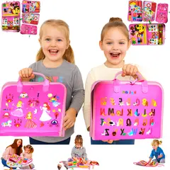 GENERICO - Libro Sensorial Y Didáctico Desarrollo Habilidades TELA ROSA