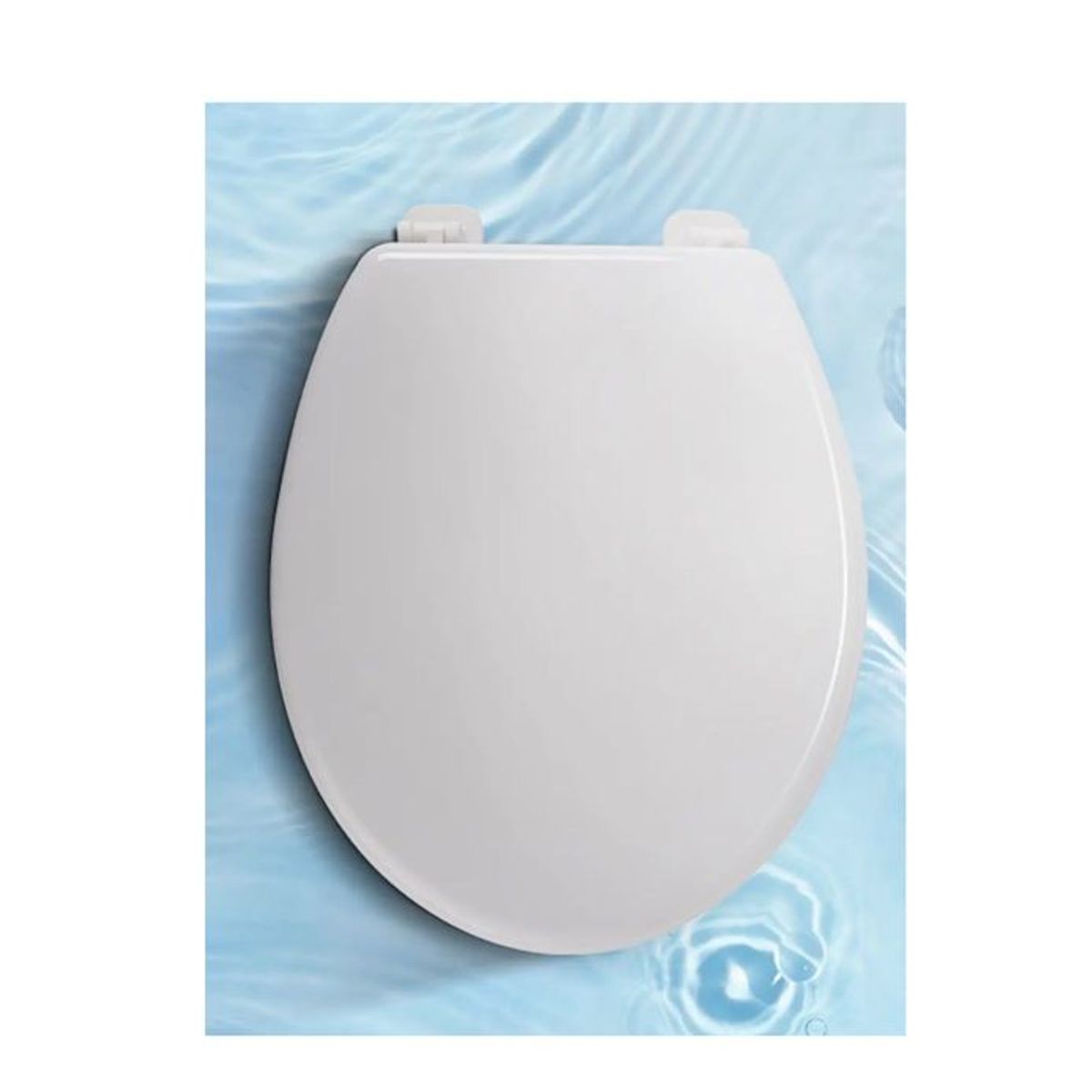 GENERICO - Tapa de Inodoro Baño WC Asiento Blanca