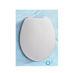 GENERICO - Tapa de Inodoro Baño WC Asiento Blanca