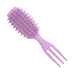 GENERICO - Cepillo Desenredante Cabello Rizado y Afro Rosado