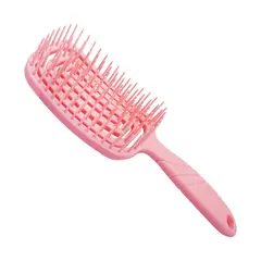 GENERICO - Cepillo Desenredante y de Masaje Espiral Rosado