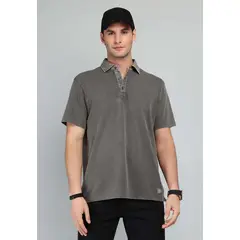 SOVIET - Polera Pique Stone Wash