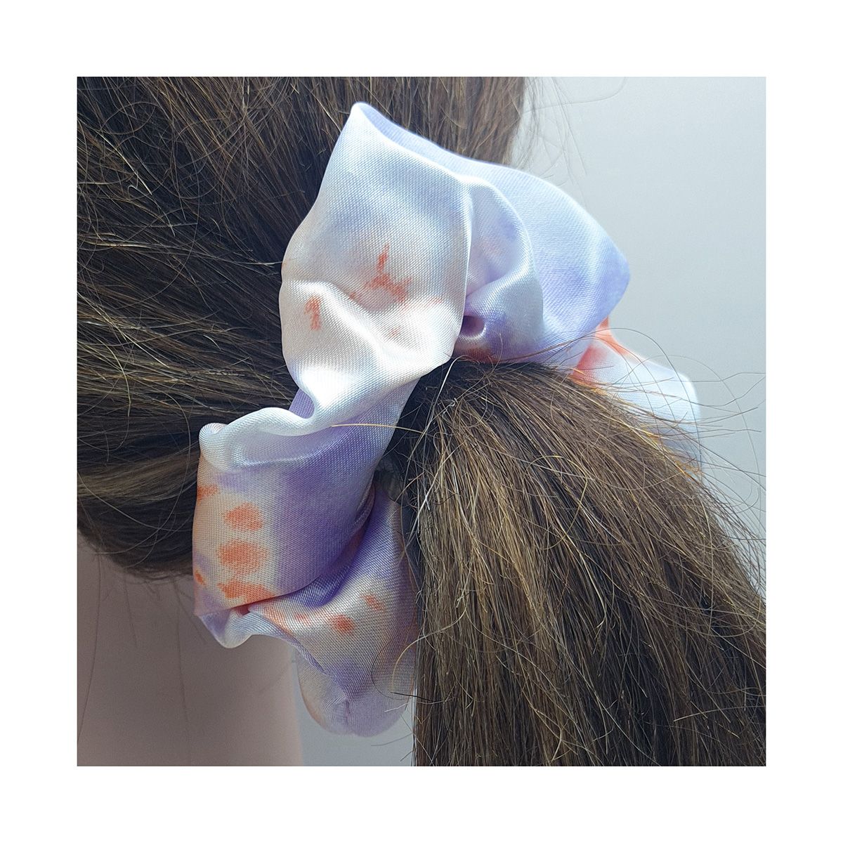 GENERICO - Coleta Scrunchie Satin Estampada S4