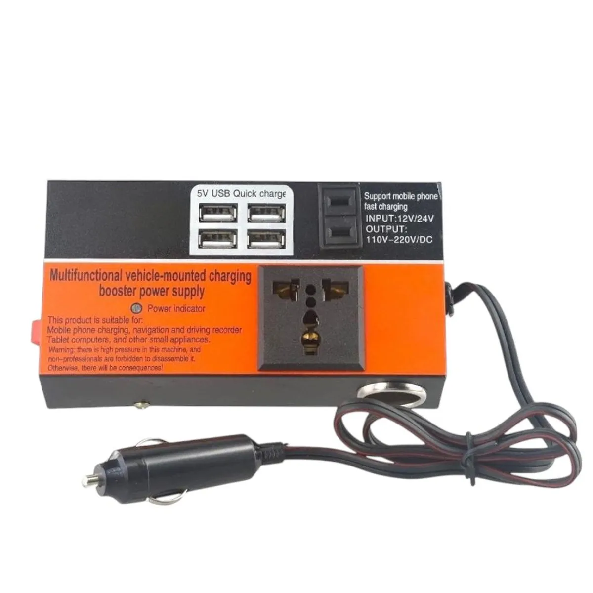 GENERICO - Inversor Convertidor De Voltaje Para Vehiculos Corriente 12v