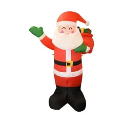 GENERICO - Muñeco Inflable Navidad Viejito Pascuero Led Caja De Regalo