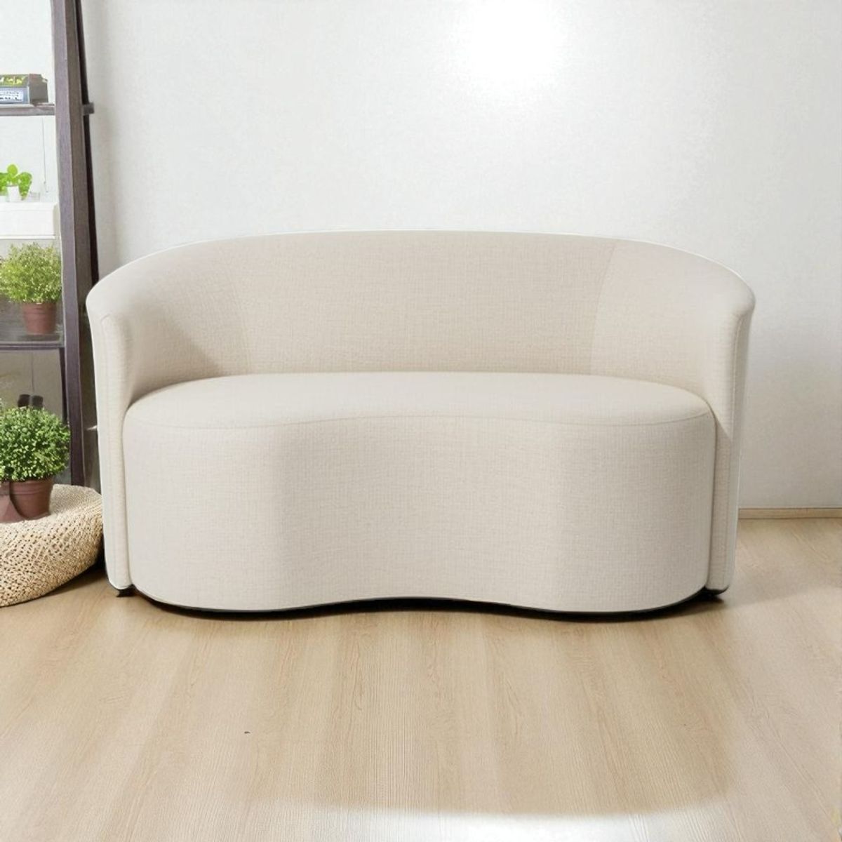 DISEÑOS VALESTRINI - SOFA MONACO CURVO EN LINO