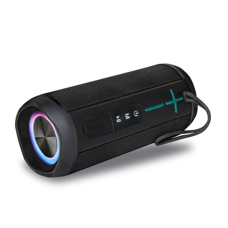 PARLANTE PORTATIL BLUETOOTH TWS VIBRO+ BASS 09348 Negro