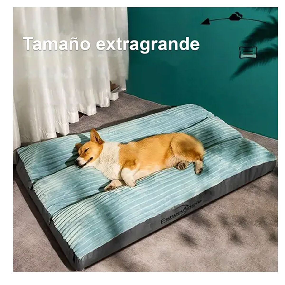 ESHOPANGIE - Cama Para Perros Grandes Xl 110x90cm Confort Suave