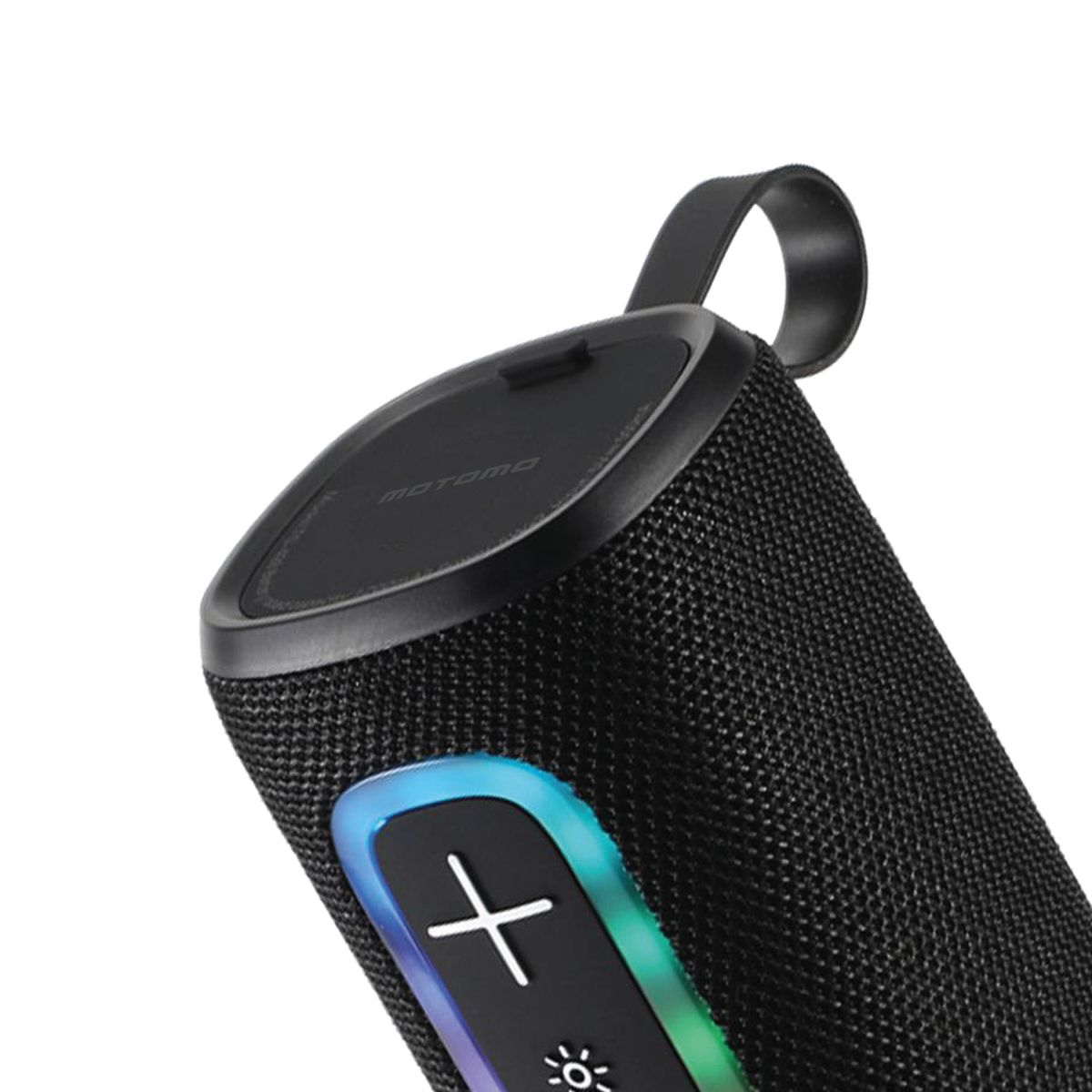 MOTOMO - PARLANTE PORTÁTIL BLUETOOTH ILLUM RGB NEGRO PAPOBT23