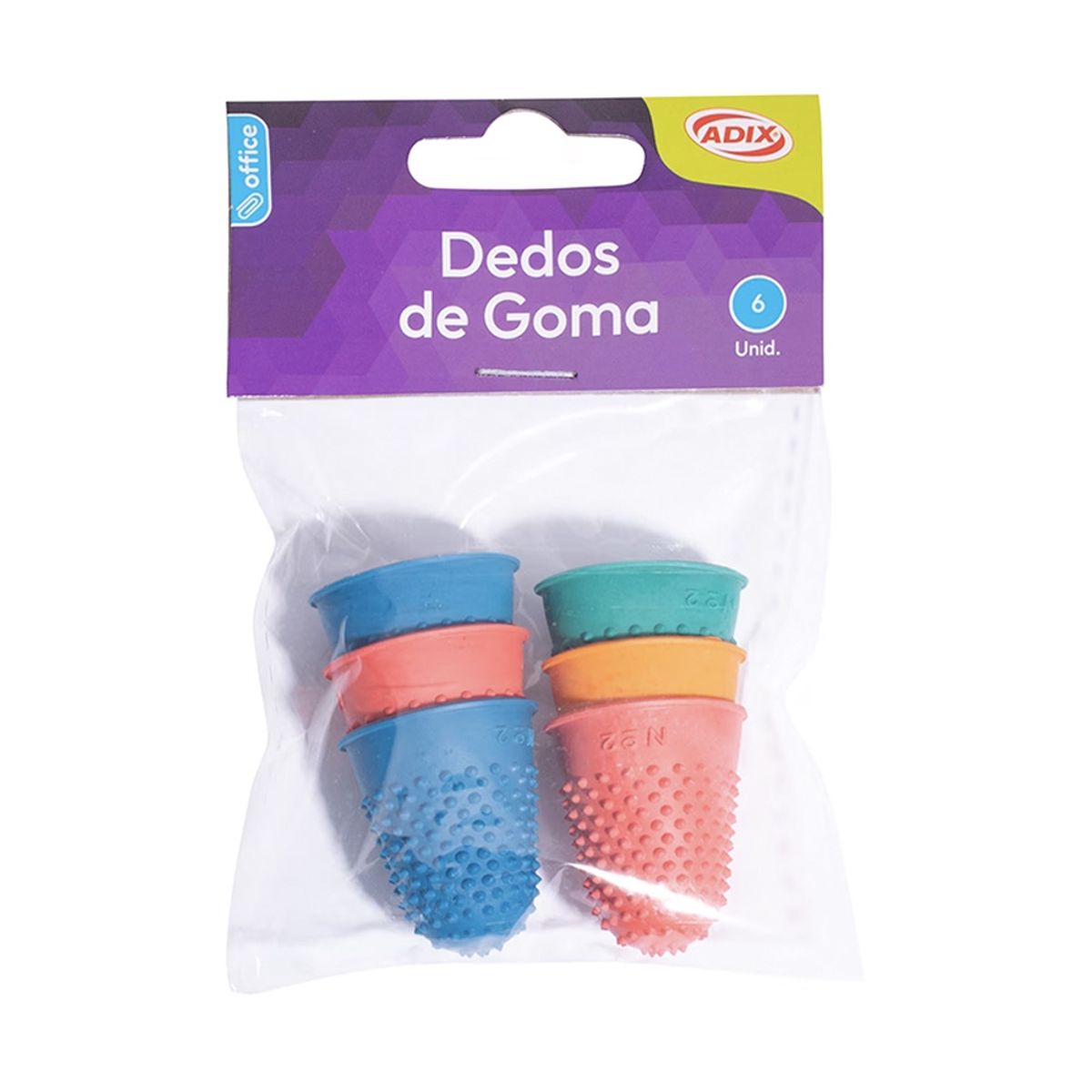 ADIX - Protector Dedo Goma 6 uds Nro11 Adix