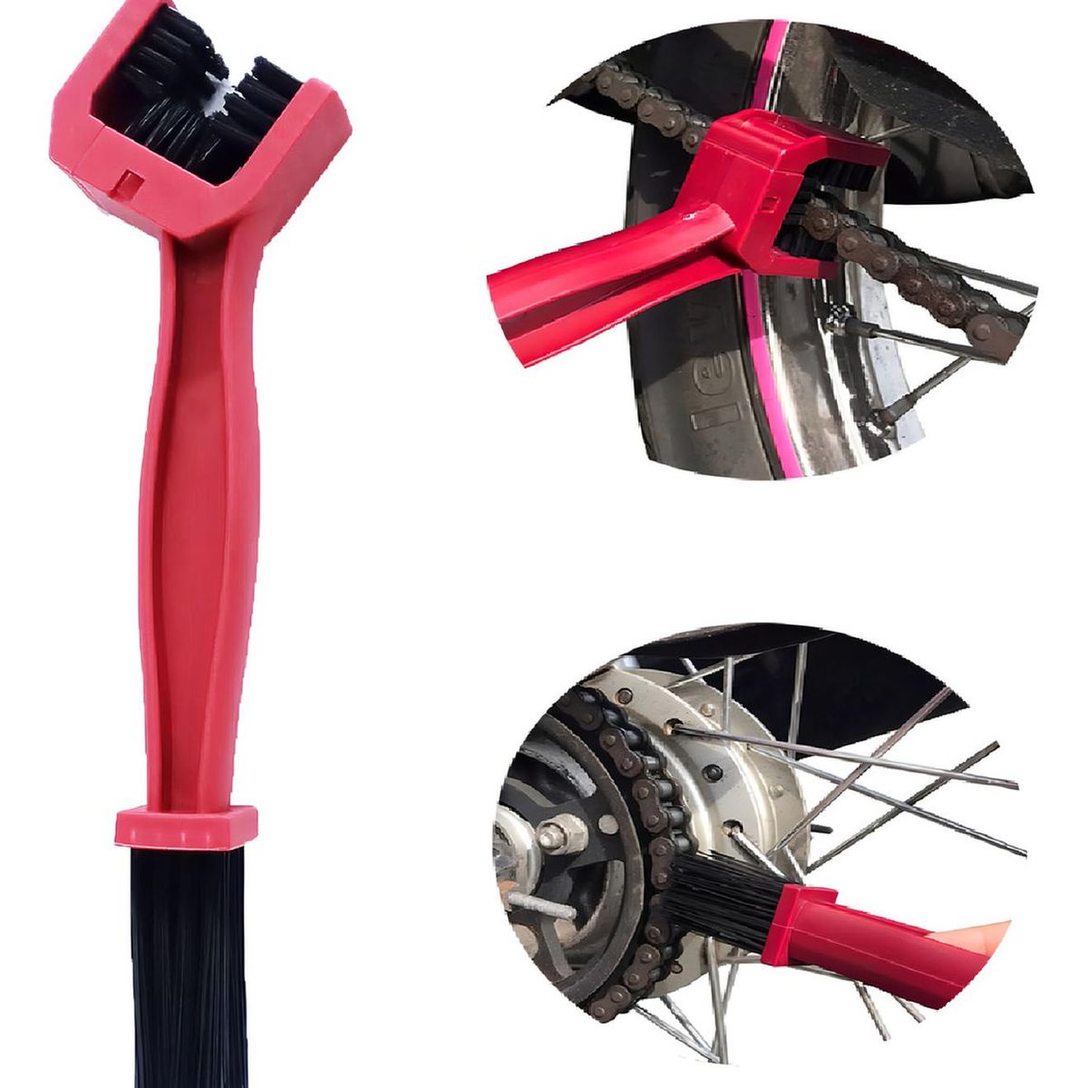 MOTUL - Kit De Limpieza Y Lubricación Motul C1 + C2 + Cepillo De Limpieza