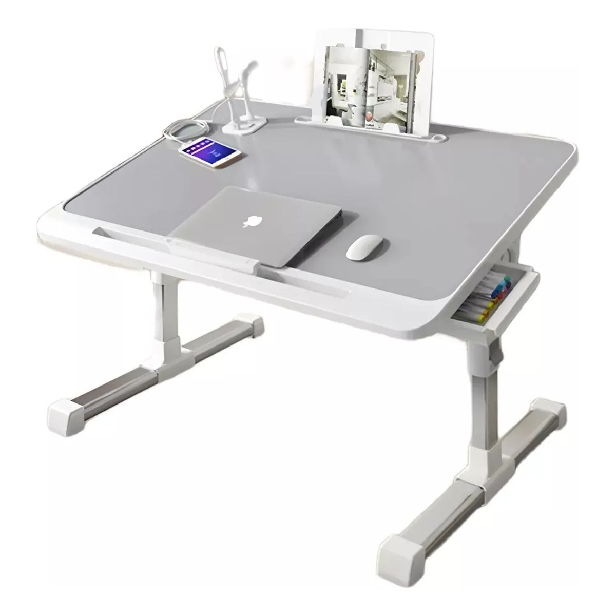 EVERSO - Mesa Laptop Ajustable Trabaja En Casa Para Cama Estudió