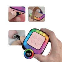 PARLANTE PORTÁTIL BLUETOOTH MY LIL FIRST SINGER LUZ RGB 2 MIC 09395 Rosado