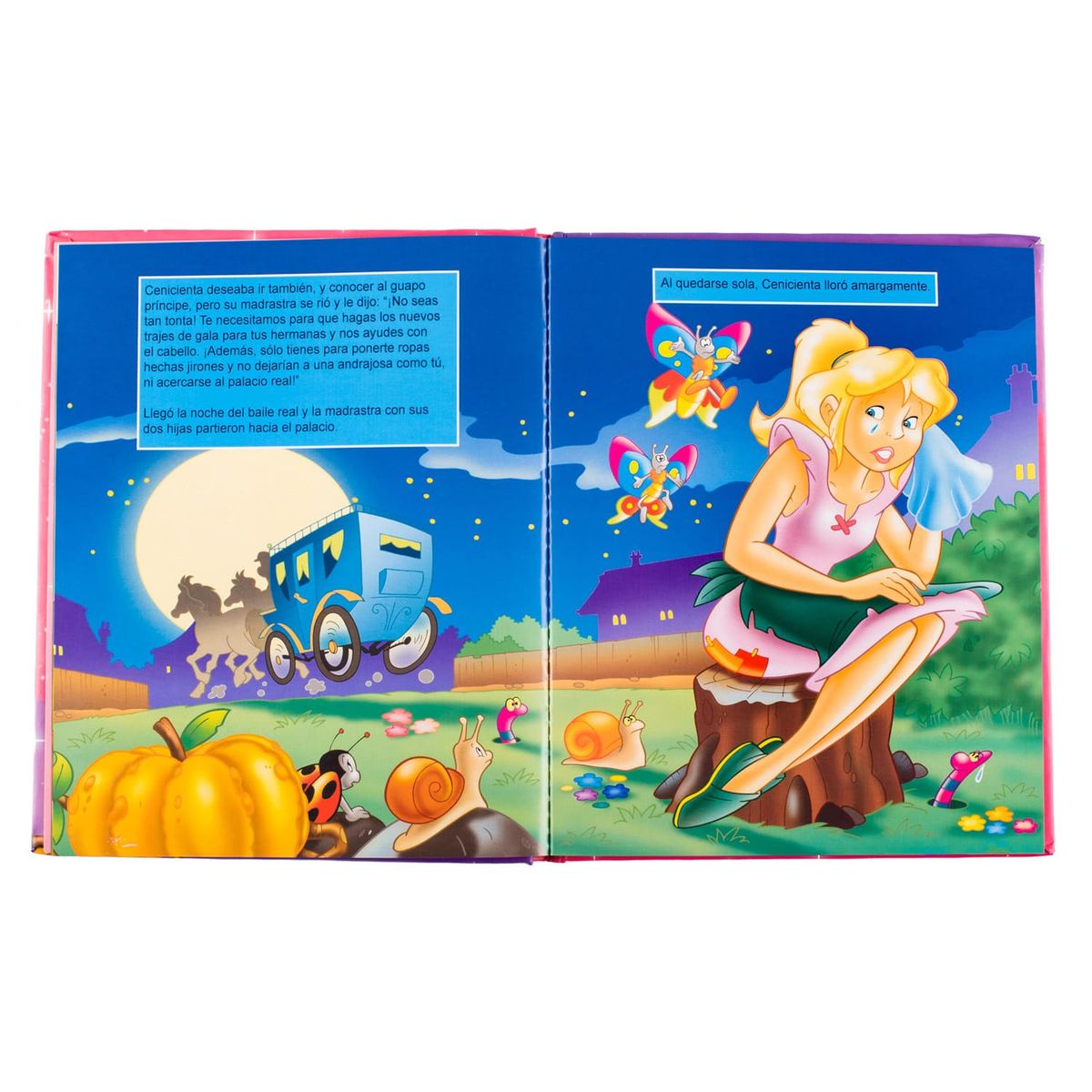 LEXUS EDITORES - Libro Reversible De Cuentos Clasicos Pricesas Cenicienta - Blancanieves Lexus